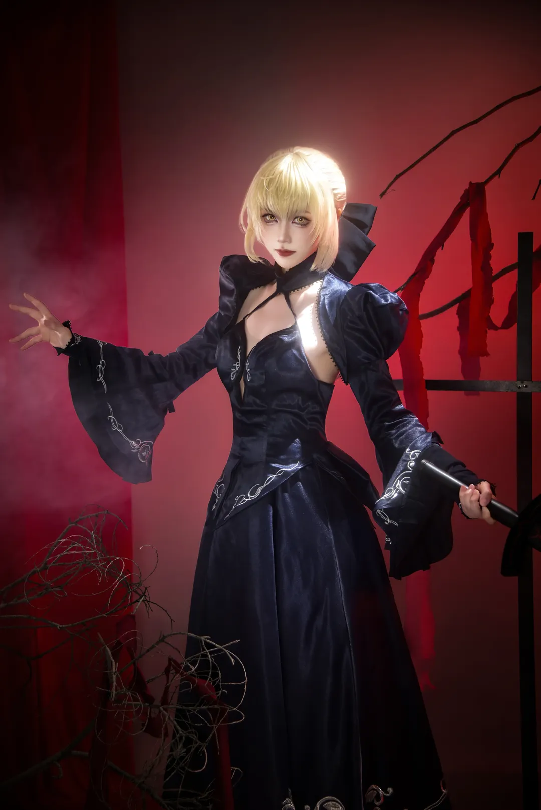 Fate/Grand Order, 妆造分享, cosplay摄影, 黑呆cos, 暗黑哥特风