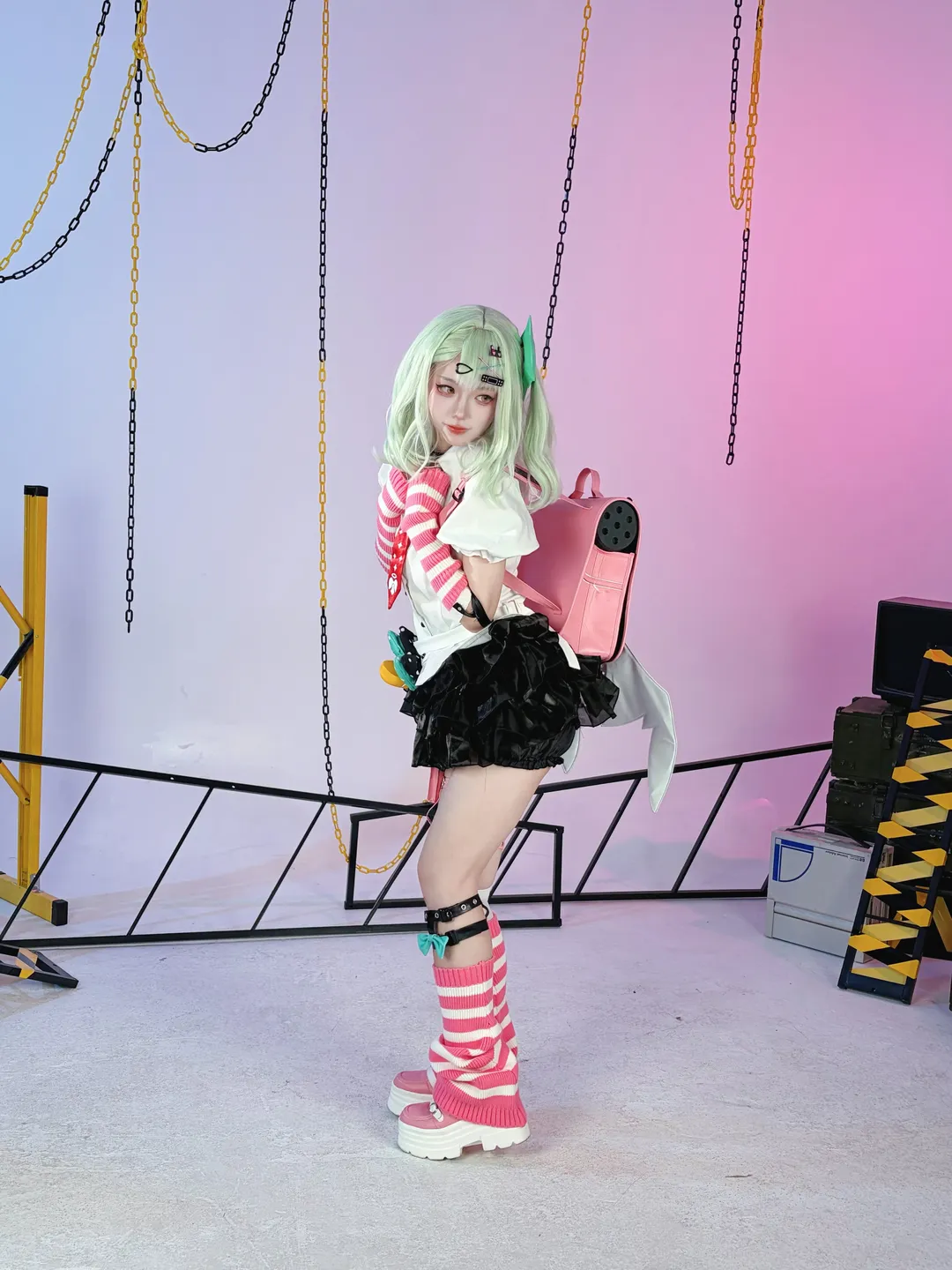 绝区零, 二次元, cosplay, 千夏cos, 过膝丝袜 - 第1张