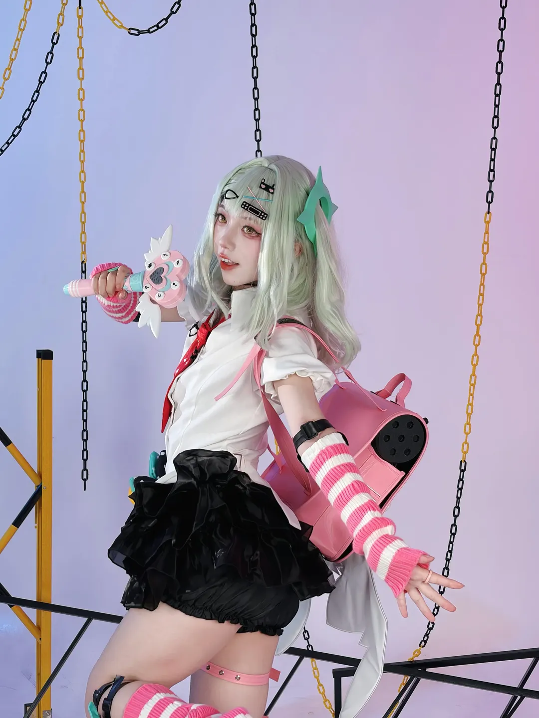ゼンレスゾーンゼロ, 二次元, コスプレ, 千夏 コスプレ, ニーハイストッキング