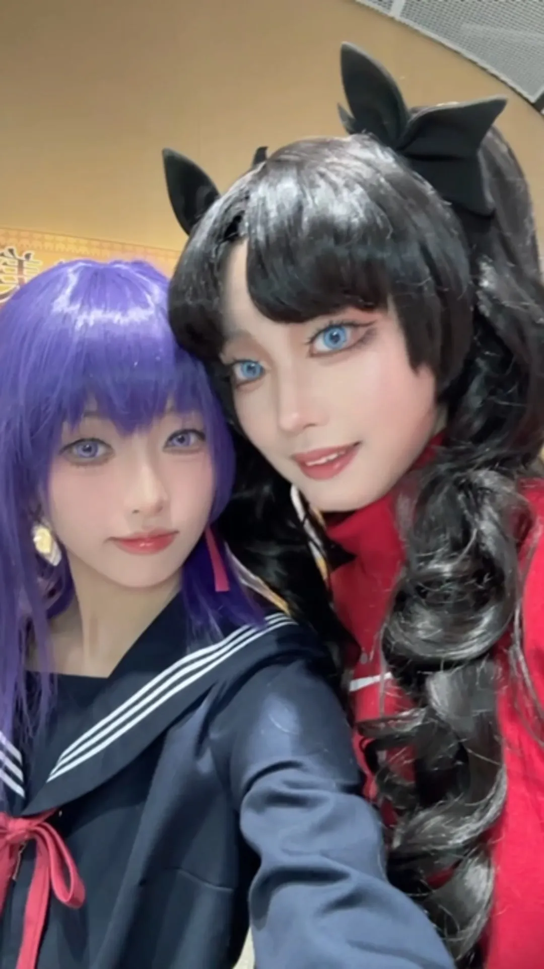 Fate/Grand Order, 远坂凛cos, cosplay日常, 黑丝穿搭, fgo上海图书馆联动 - 第2张