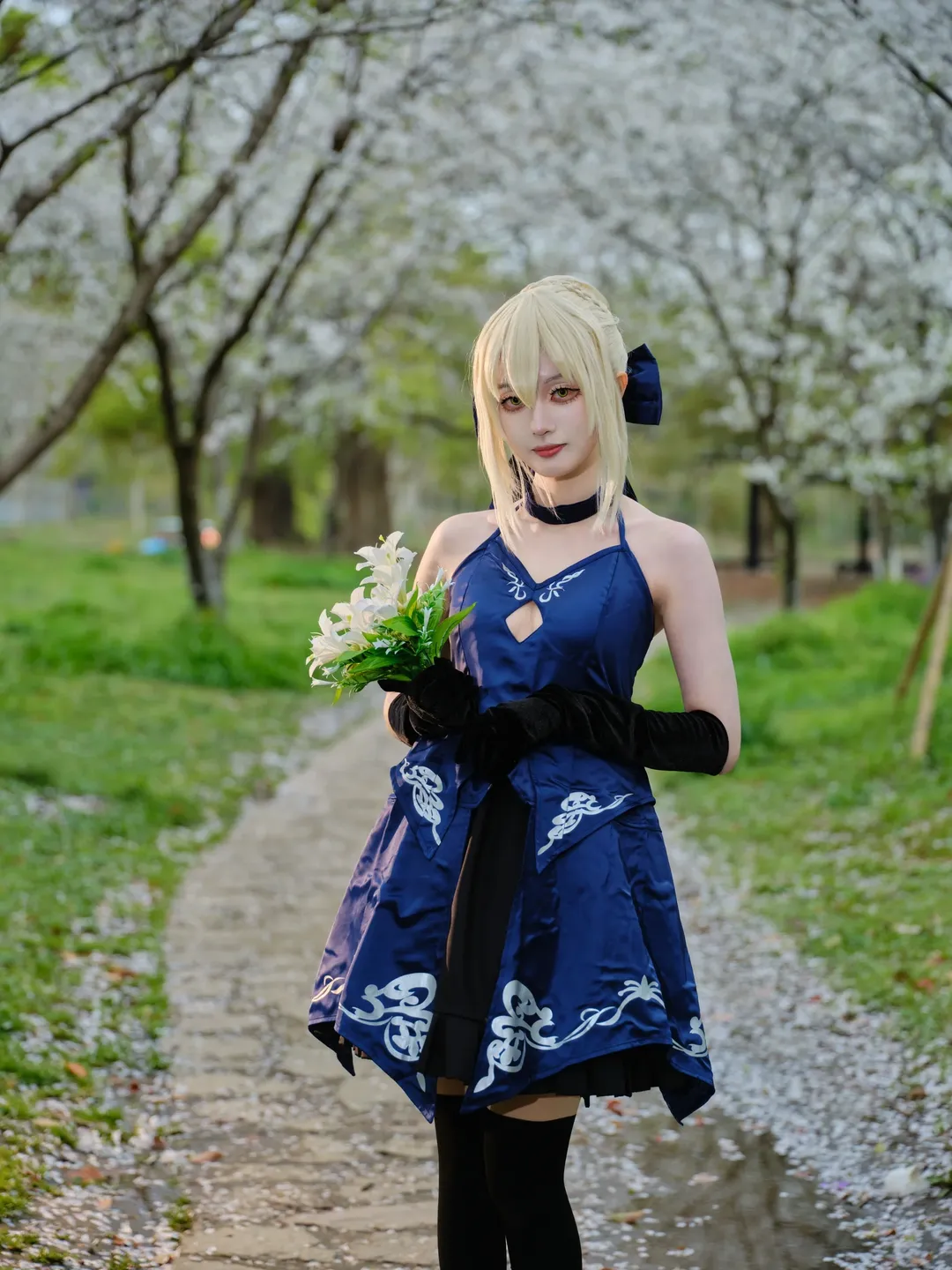 二次元, cosplay, fgo, 黑丝, 黑sabercos