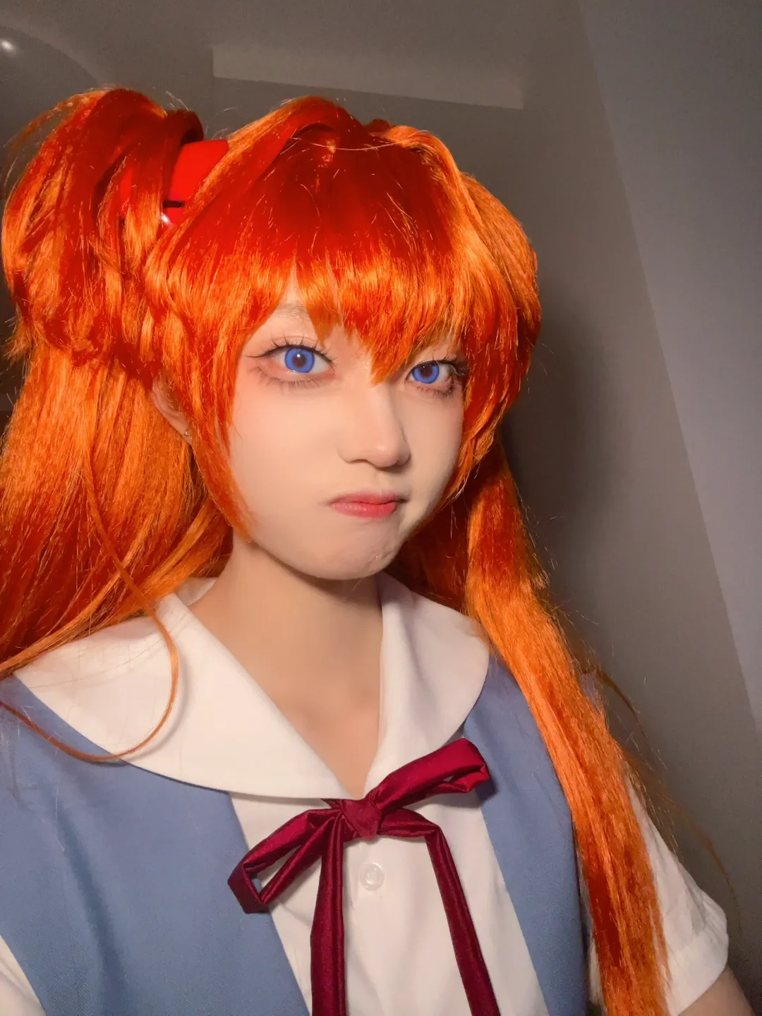 cosplay, 明日香cos, 新世纪福音战士, 东京塔, 白丝袜 - 第8张