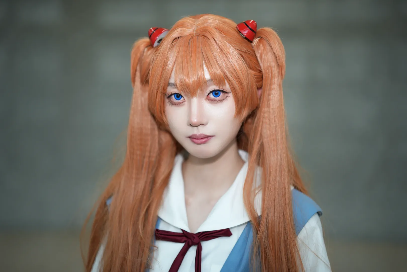 明日香cos, 新世纪福音战士, 二次元写真, 红色双马尾, CCG漫展