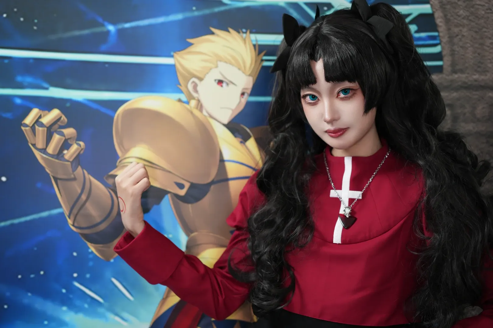 二次元, Fate/Grand Order, 遠坂凛 コスプレ, ソニー α7C II, ニーハイストッキング - 8枚目