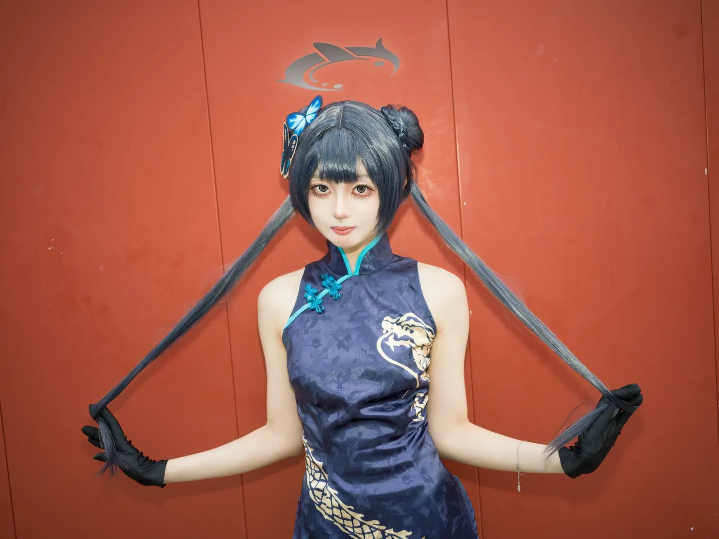 蔚蓝档案, 妃咲cos, 黑丝, cosplay摄影, 浅草寺 - 第7张