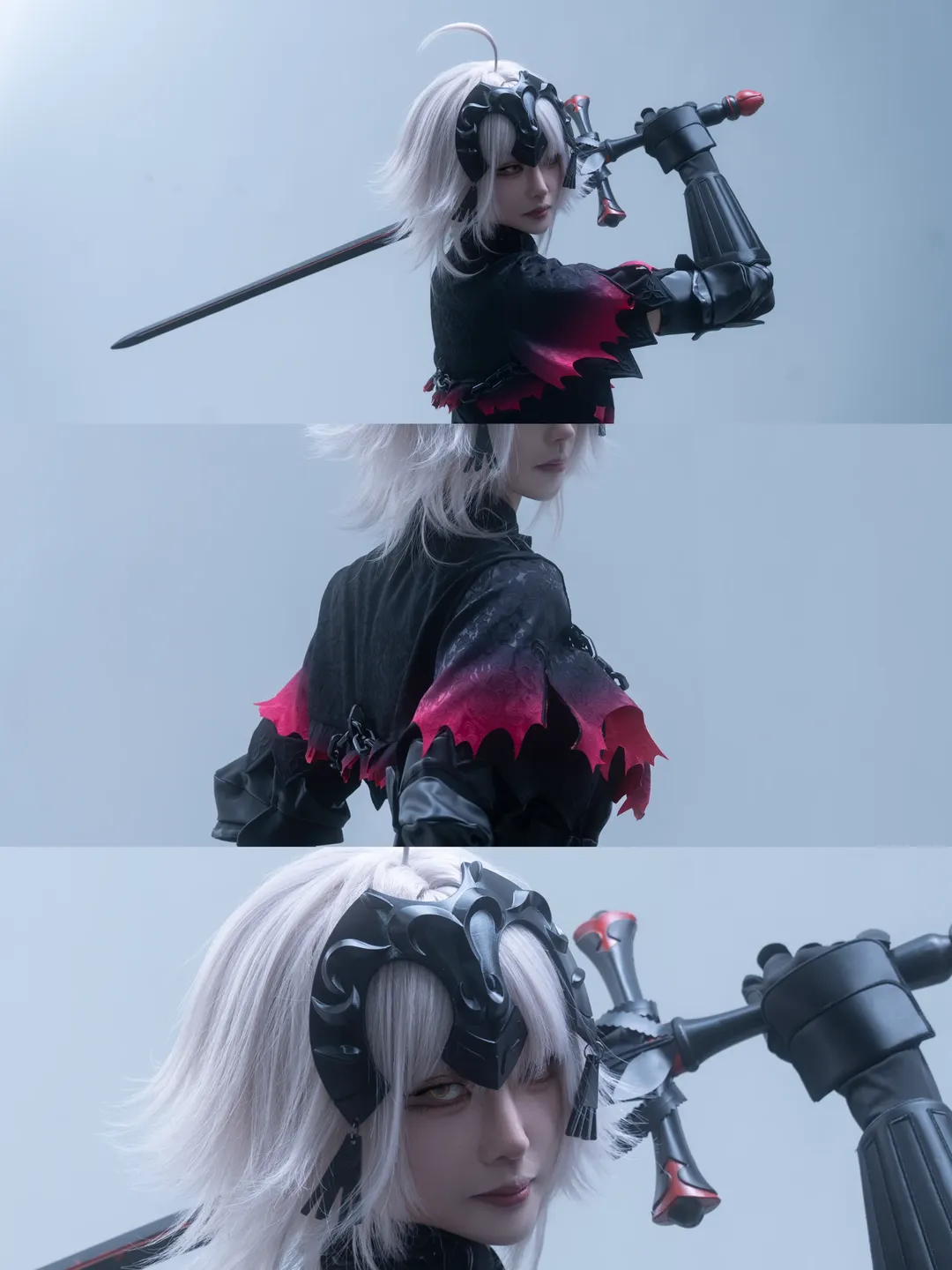 Fate/Grand Order, FGO, 白棚摄影, 黑贞cos, 丝袜cos - 第1张