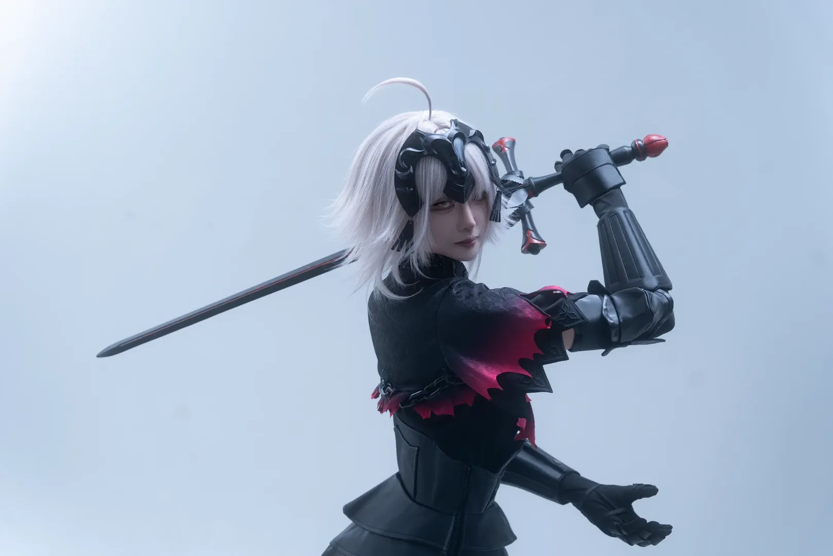 Fate/Grand Order, FGO, 白棚摄影, 黑贞cos, 丝袜cos - 第4张
