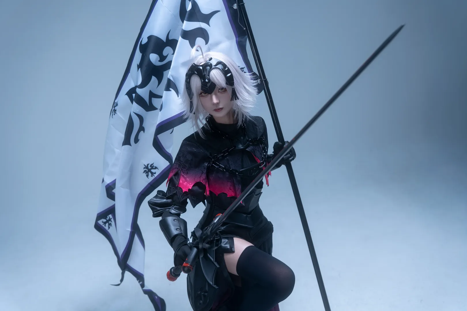 Fate/Grand Order, FGO, 白棚摄影, 黑贞cos, 丝袜cos