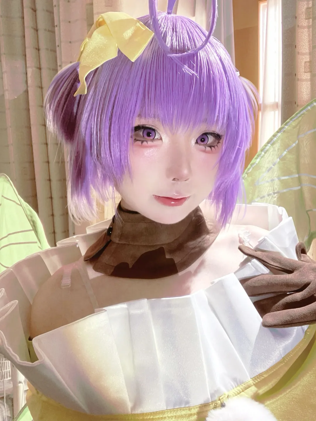 FGO, 紫发造型, 缪瑞恩cos, 糖果藤蔓cosplay, 梦幻感妆造