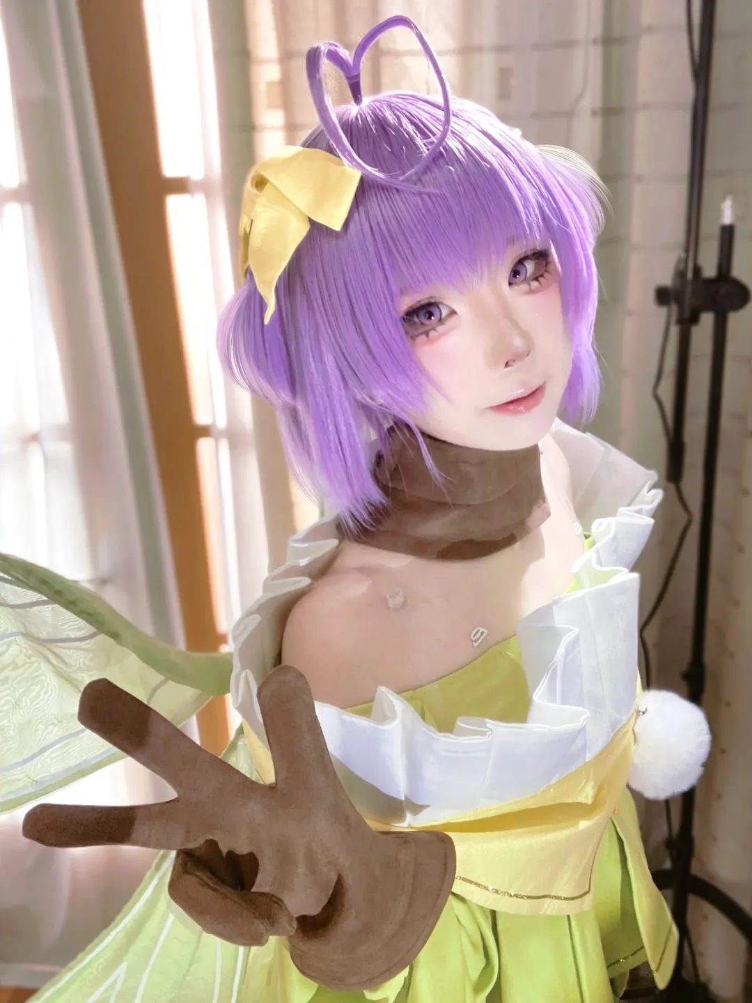 FGO, 紫发造型, 缪瑞恩cos, 糖果藤蔓cosplay, 梦幻感妆造 - 第2张