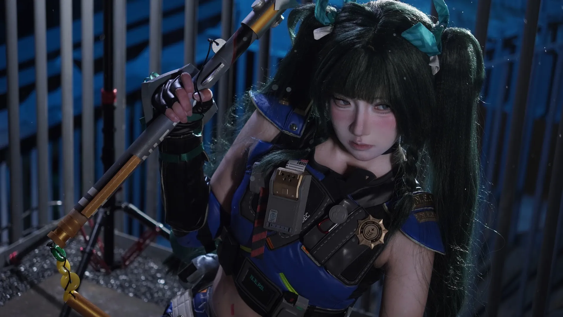 絕區零, cosplay, 戰術風, 青衣cos, 戰鬥少女 - 第1張