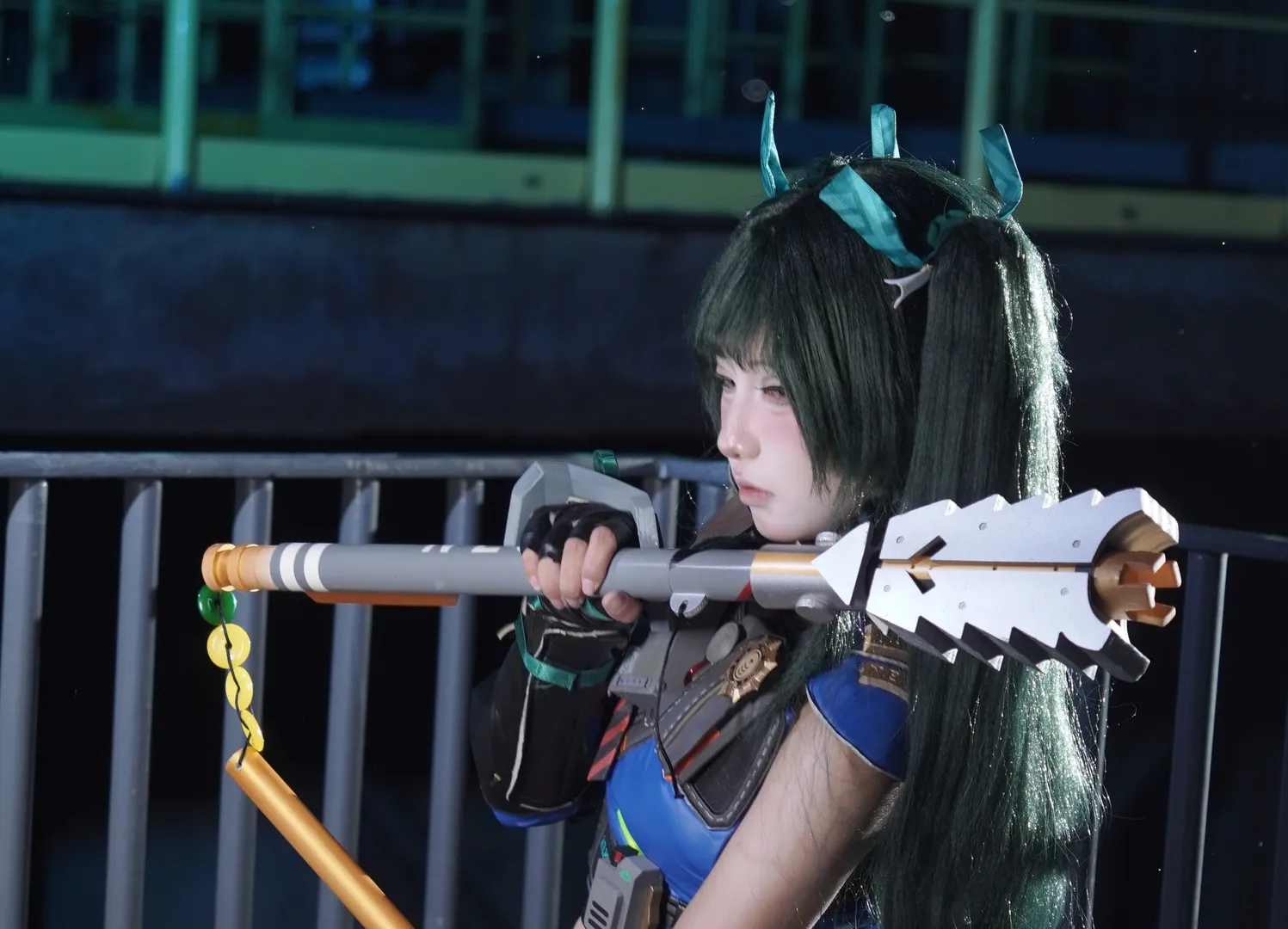 絕區零, cosplay, 戰術風, 青衣cos, 戰鬥少女 - 第4張