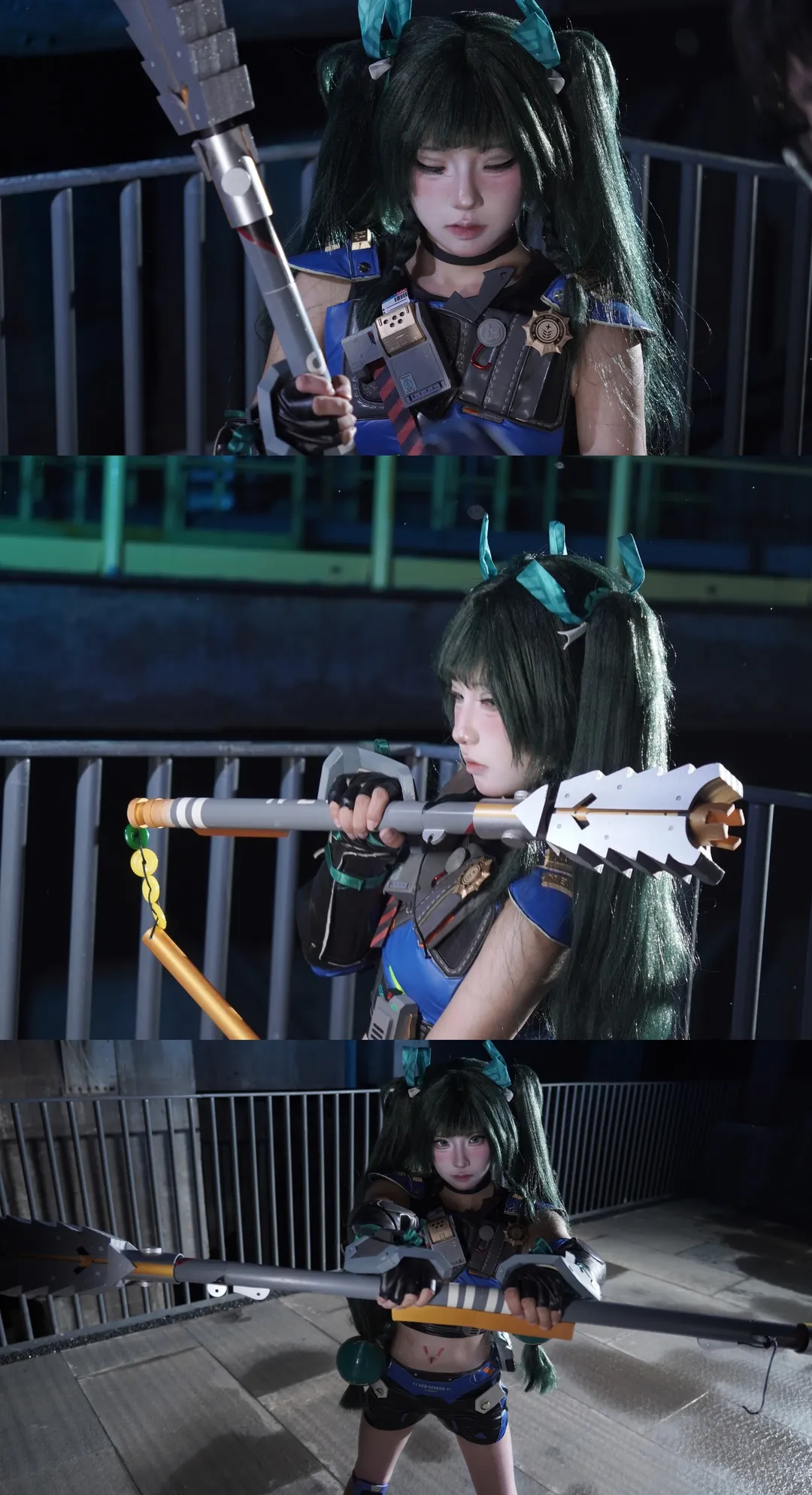 絕區零, cosplay, 戰術風, 青衣cos, 戰鬥少女 - 第7張