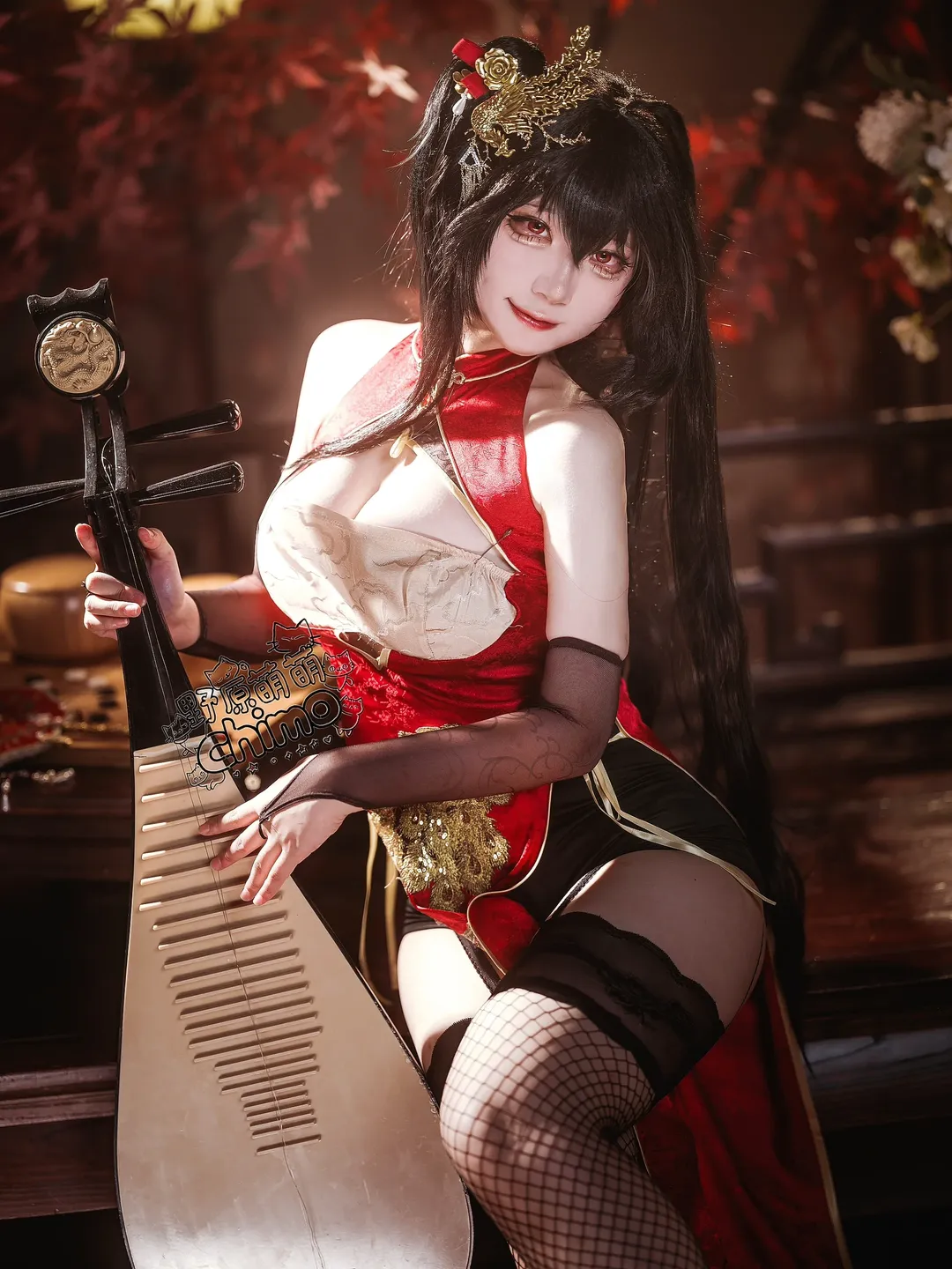 アズールレーン, 二次元コスプレ, 大鳳コスプレ, 改良中国風, 網タイツコスプレ - 2枚目