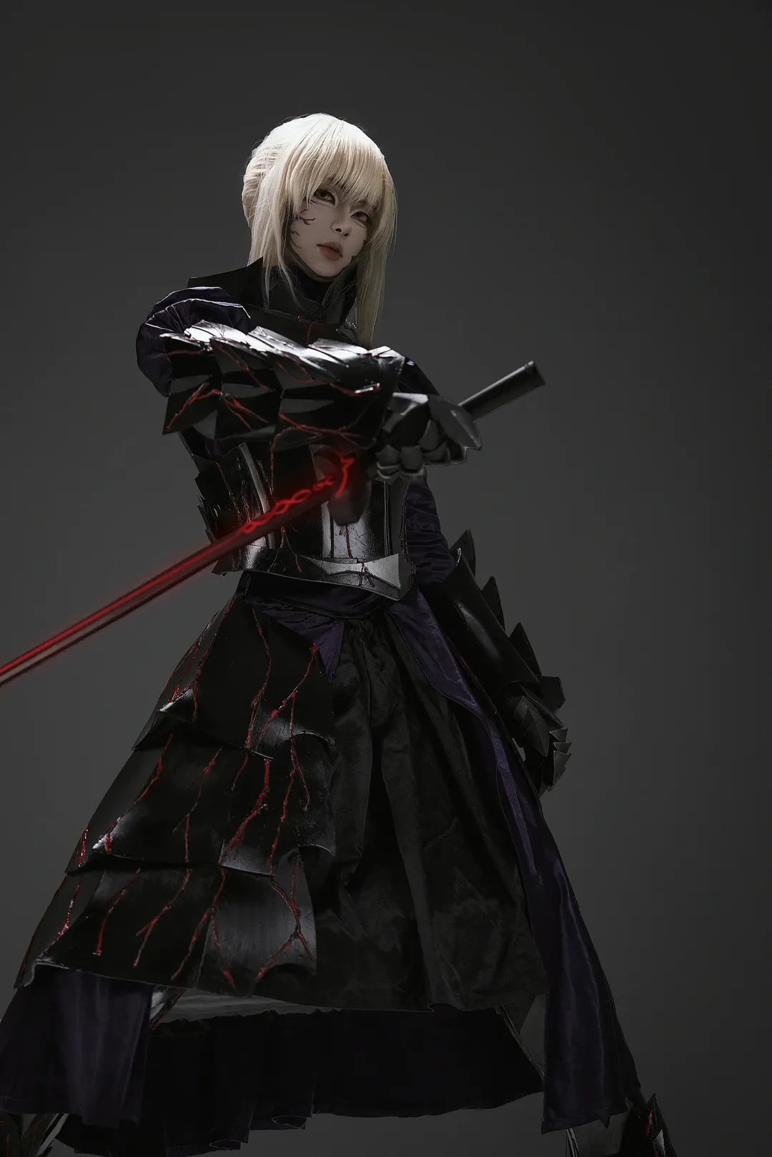 二次元摄影, FGO, Saber cos, 暗黑风, 铠甲cos - 第8张