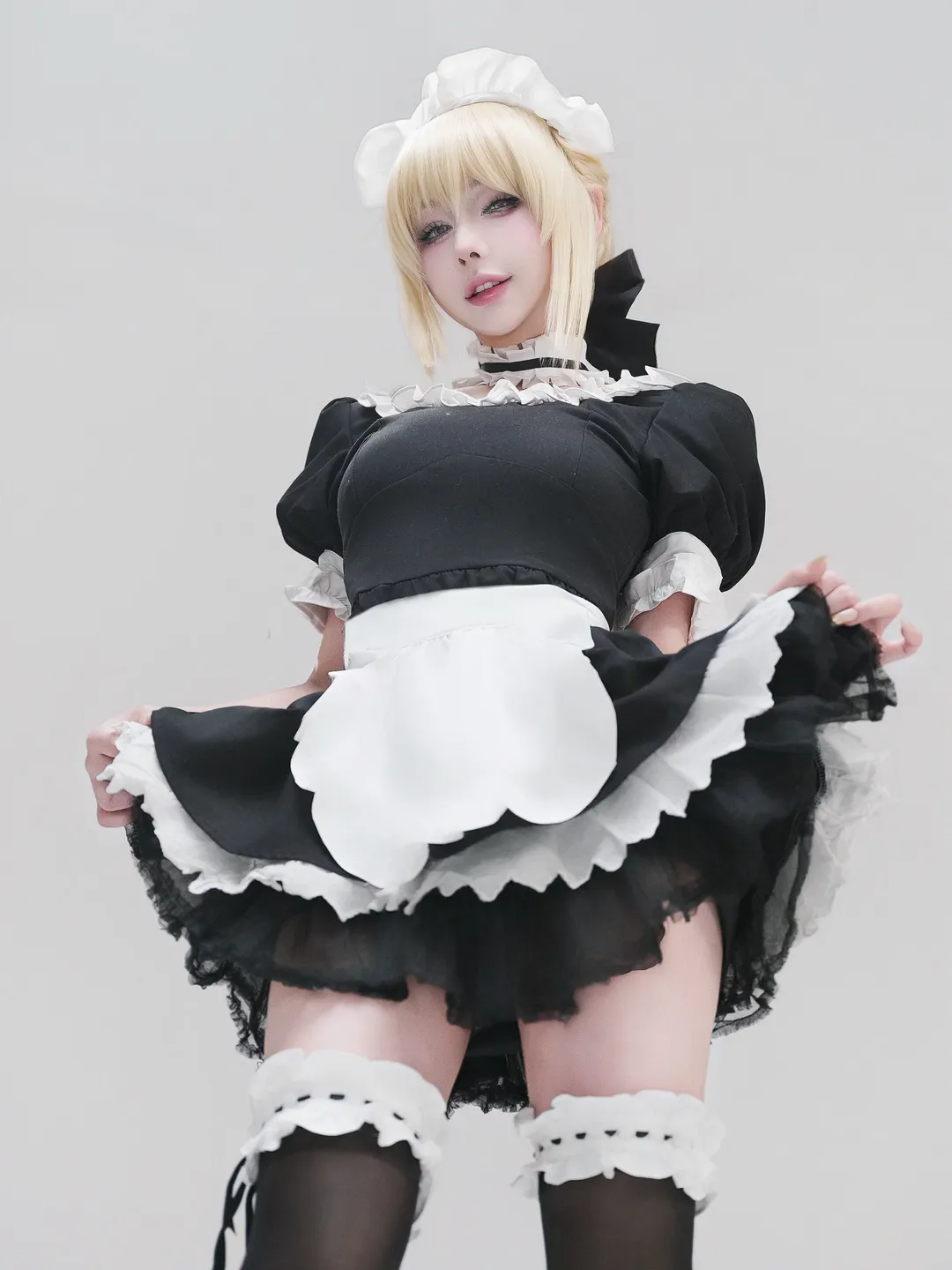 Fate, 女仆装, 黑丝, 型月, Sabercos - 第1张