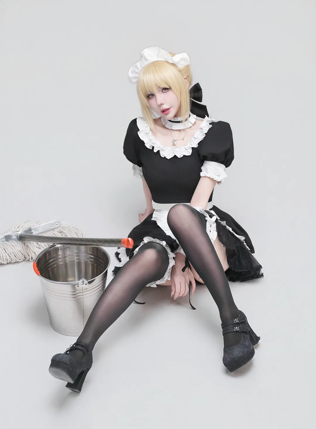 Fate, 女仆装, 黑丝, 型月, Sabercos - 第5张