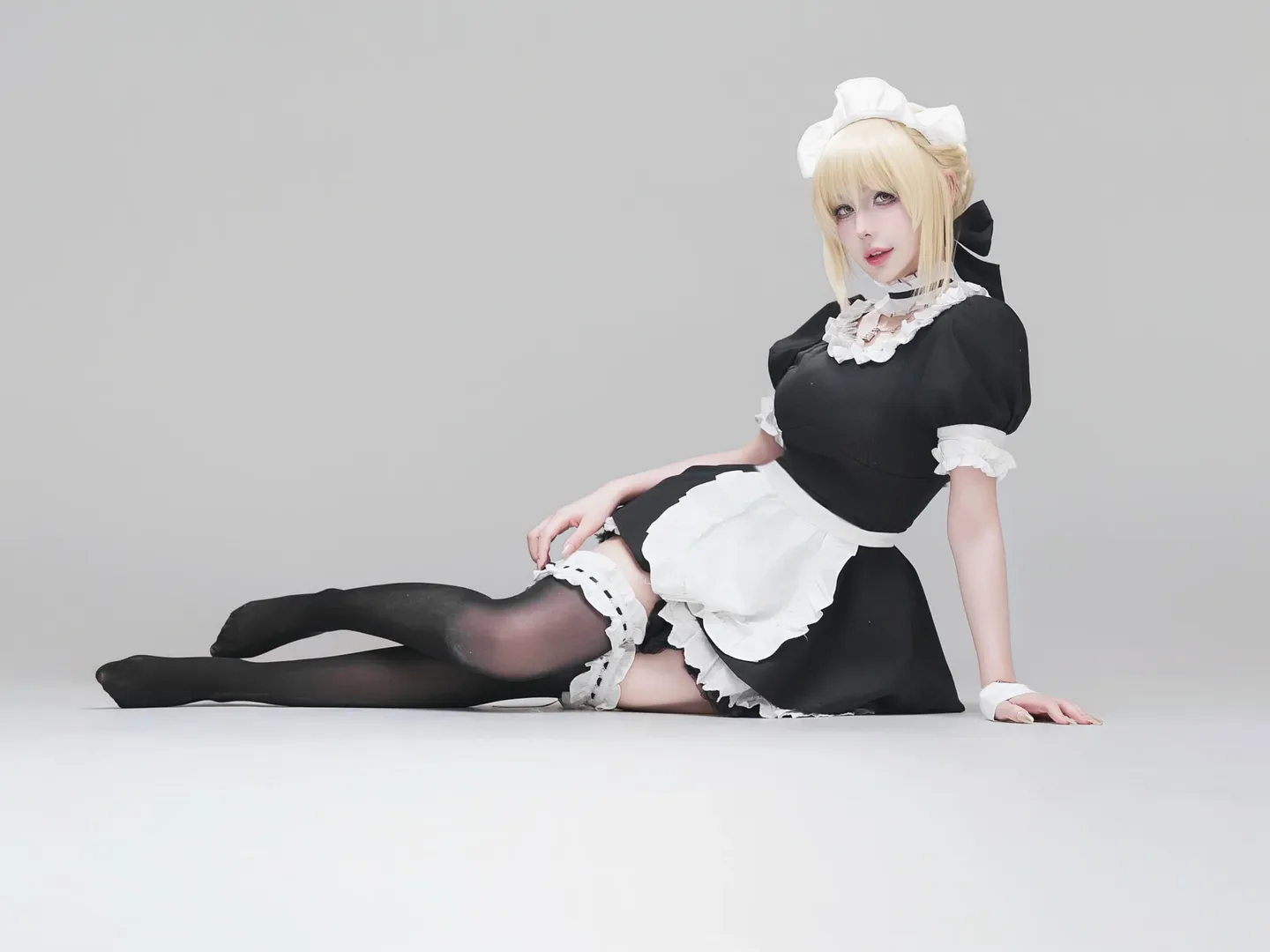 Fate, 女仆装, 黑丝, 型月, Sabercos - 第6张