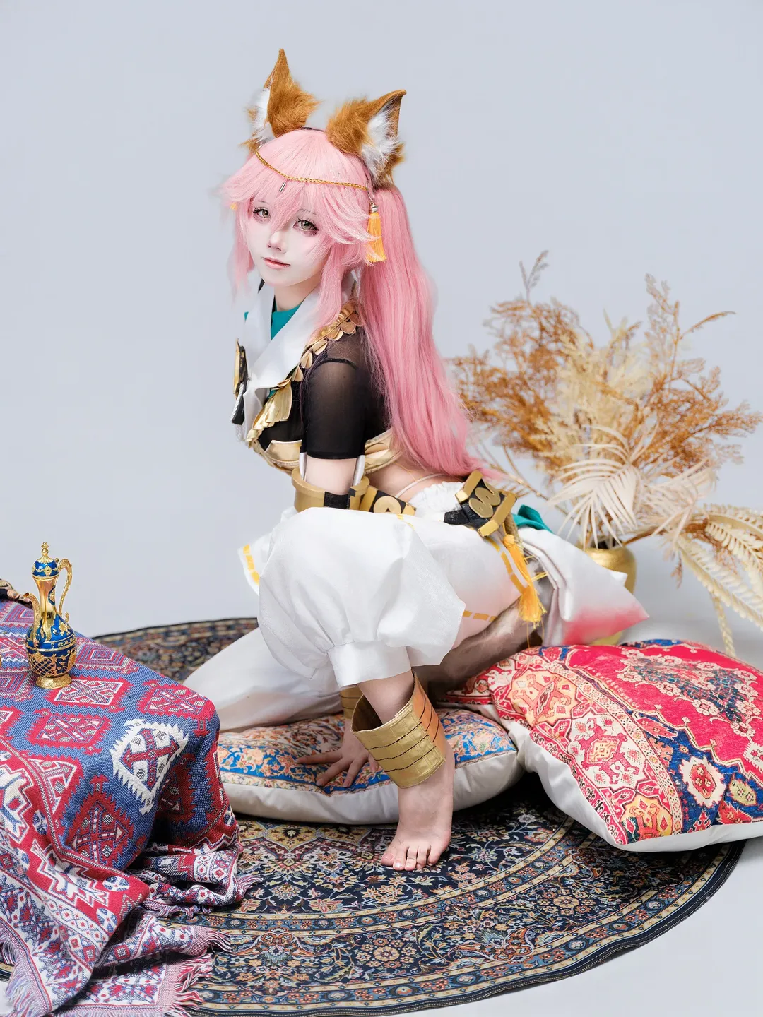 Fate/Grand Order, 异域风情, 兽耳娘, 玉藻前cos, 赤足 - 第2张