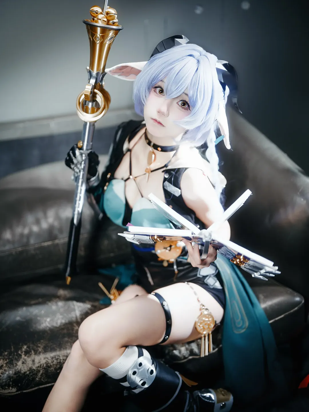 绝区零, 二次元cosplay, 机械少女, 卢西娅cos, 赛博朋克风 - 第4张