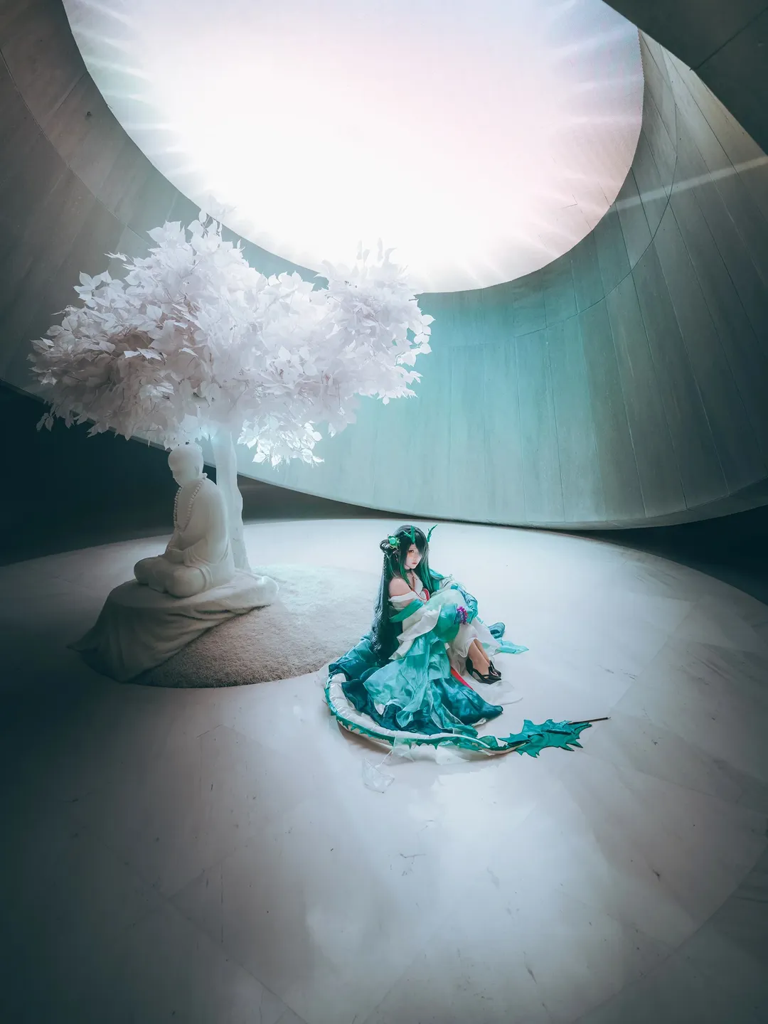 cosplay, 二次元攝影, 明日方舟cos, 古風造型, 禪意空間