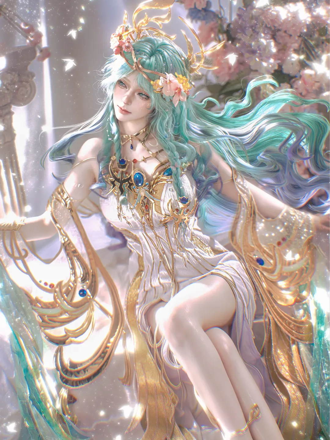 二次元, 王者荣耀, 貂蝉cos, cosplay返图, 丝袜