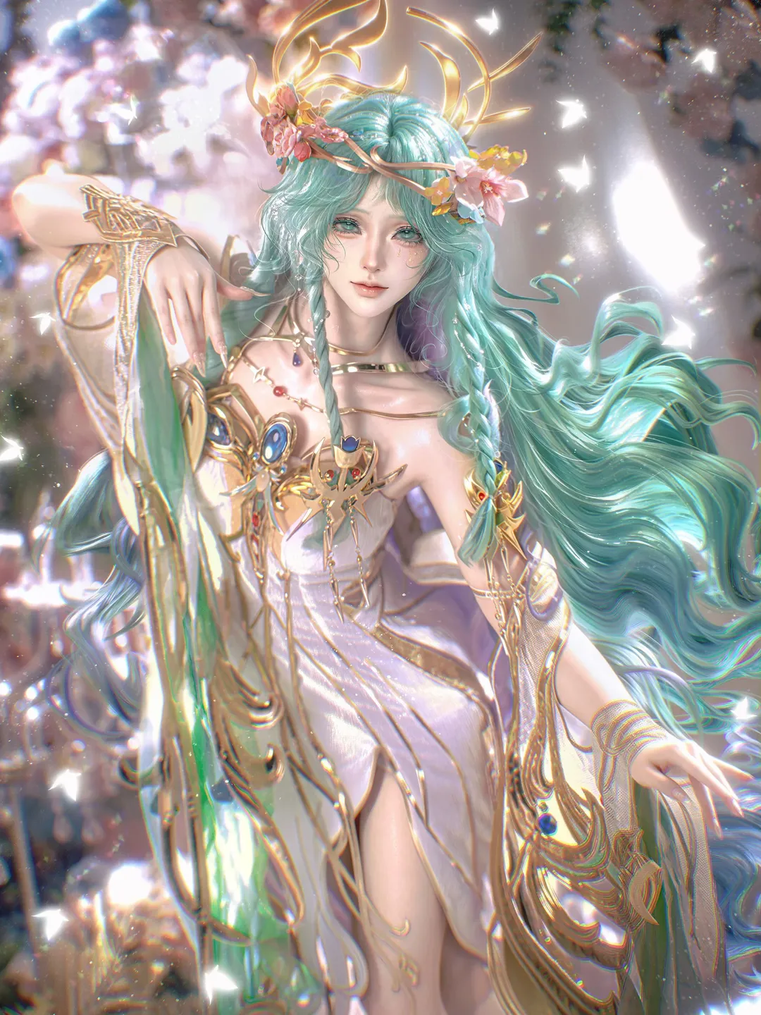 二次元, 王者荣耀, 貂蝉cos, cosplay返图, 丝袜 - 第3张