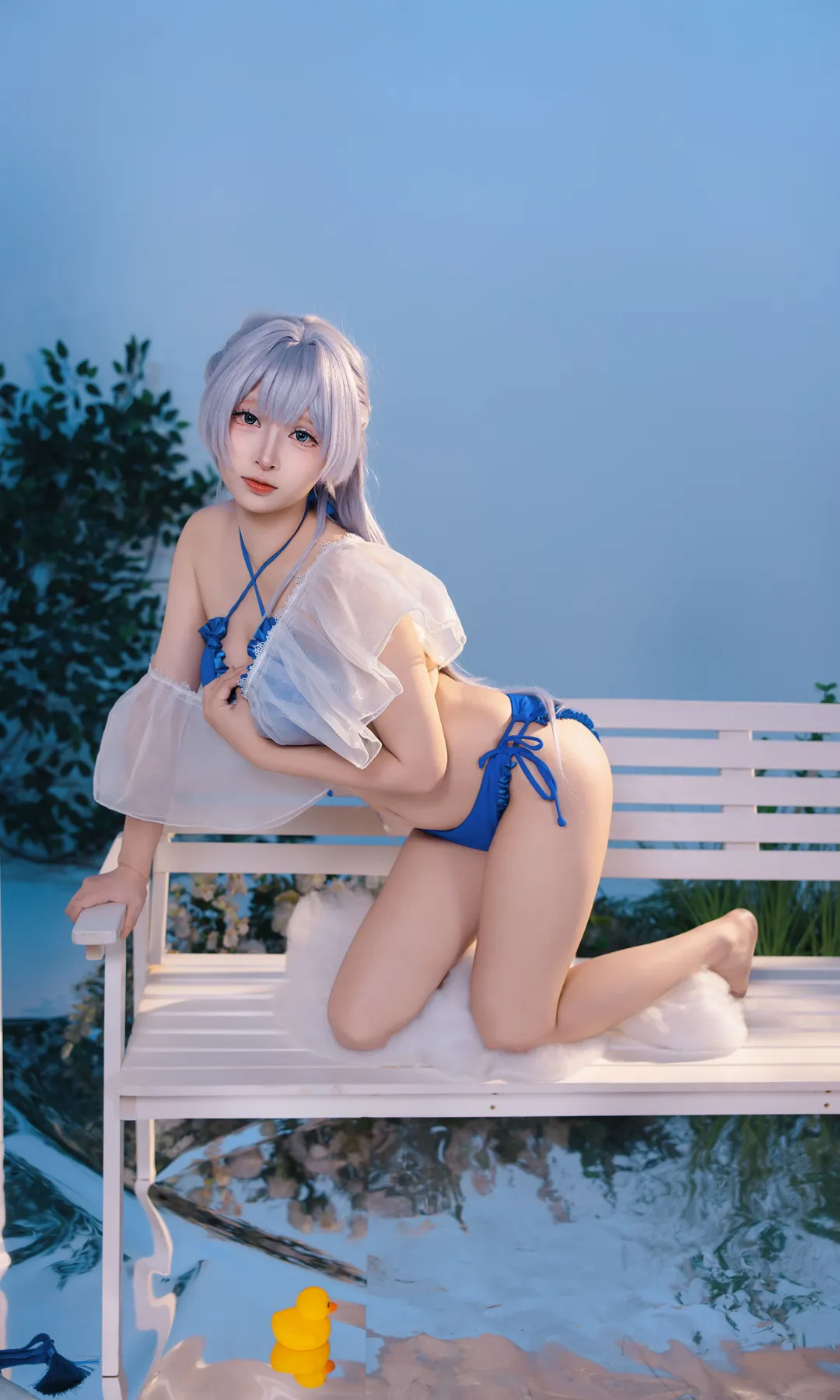 二次元摄影, 碧蓝航线cos, 水边写真, 泳装人像, 日系清新 - 第3张