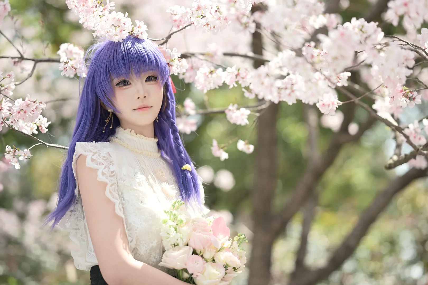 Cosplay, 間桐櫻cos, 櫻花人像, Fate天之杯, 顧村公園 - 第3張