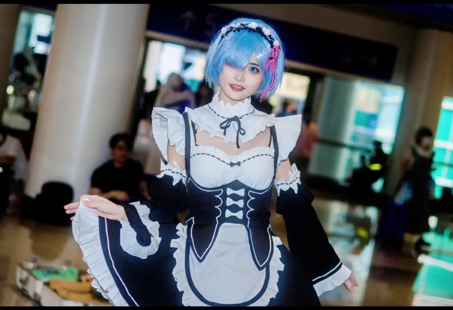 二次元, 漫展, 女仆装, 雷姆cos, Re:从零开始的异世界生活