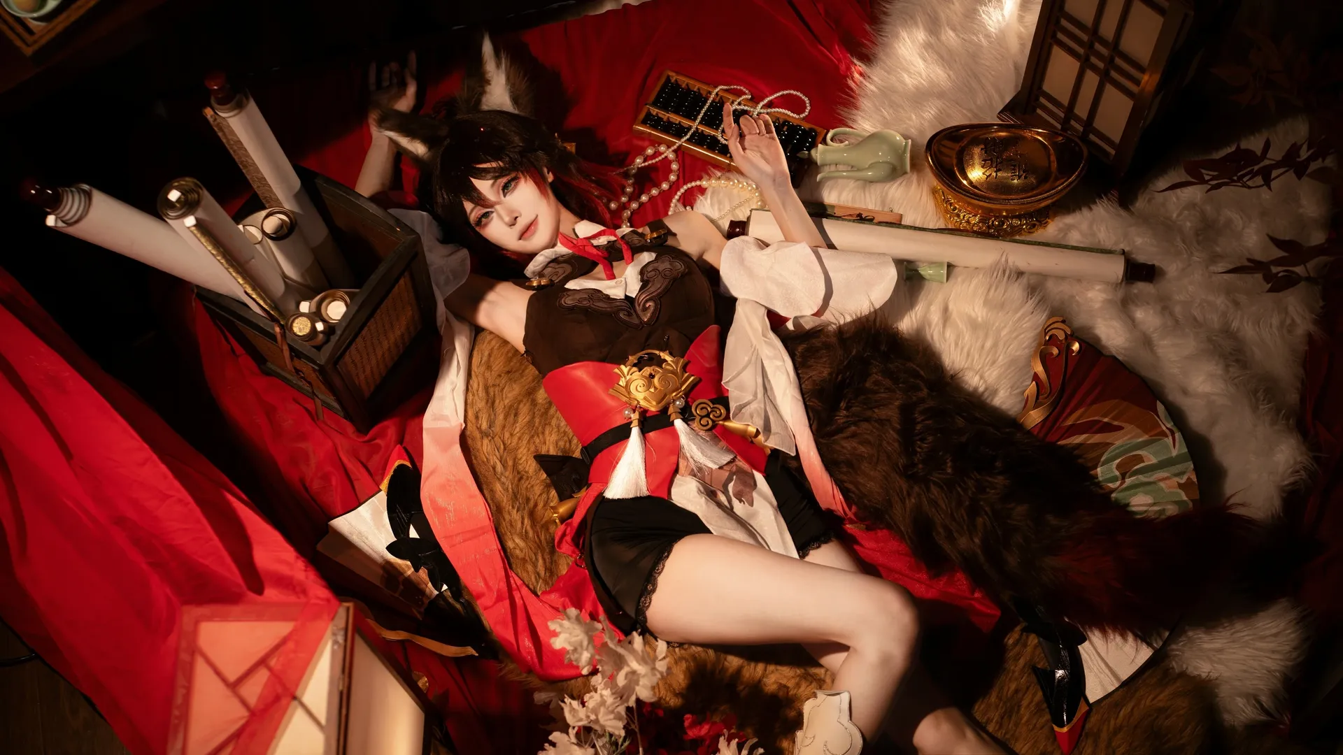 崩坏星穹铁道, 停云cos, cosplay正片, 古风国潮, 兽娘装扮 - 第5张