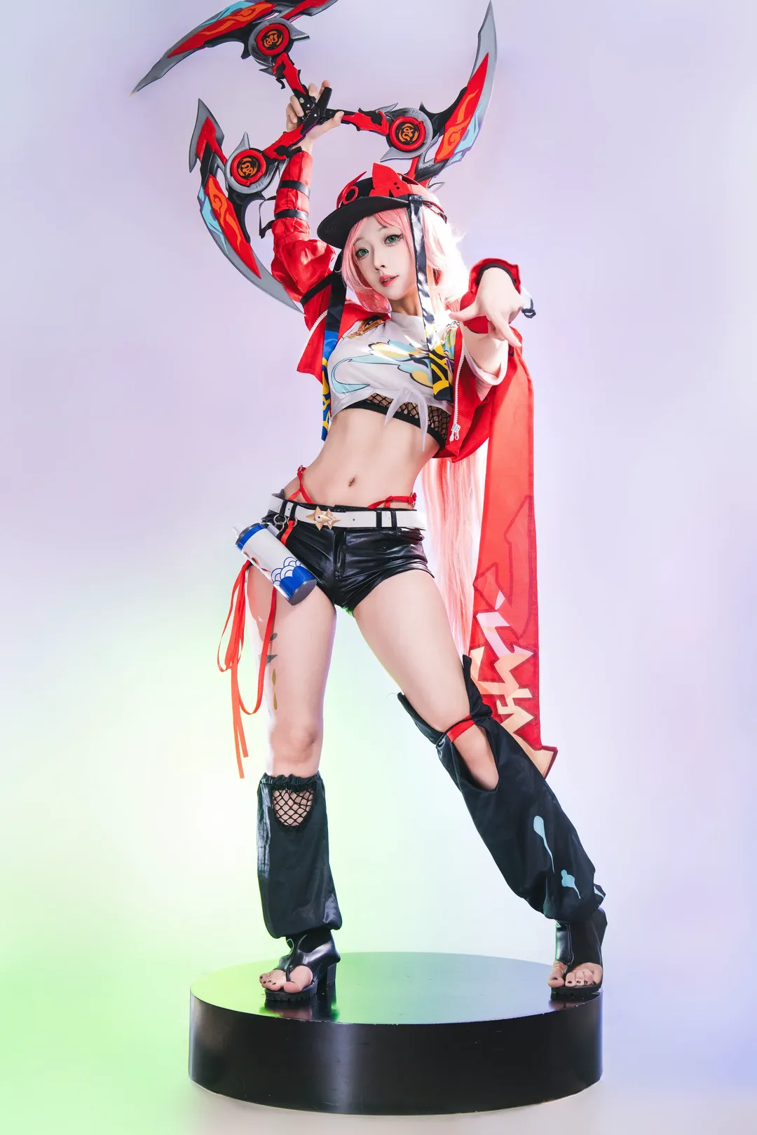 崩坏星穹铁道, cosplay穿搭, 乱破cos, 渔网袜cos, 大武器 - 第3张