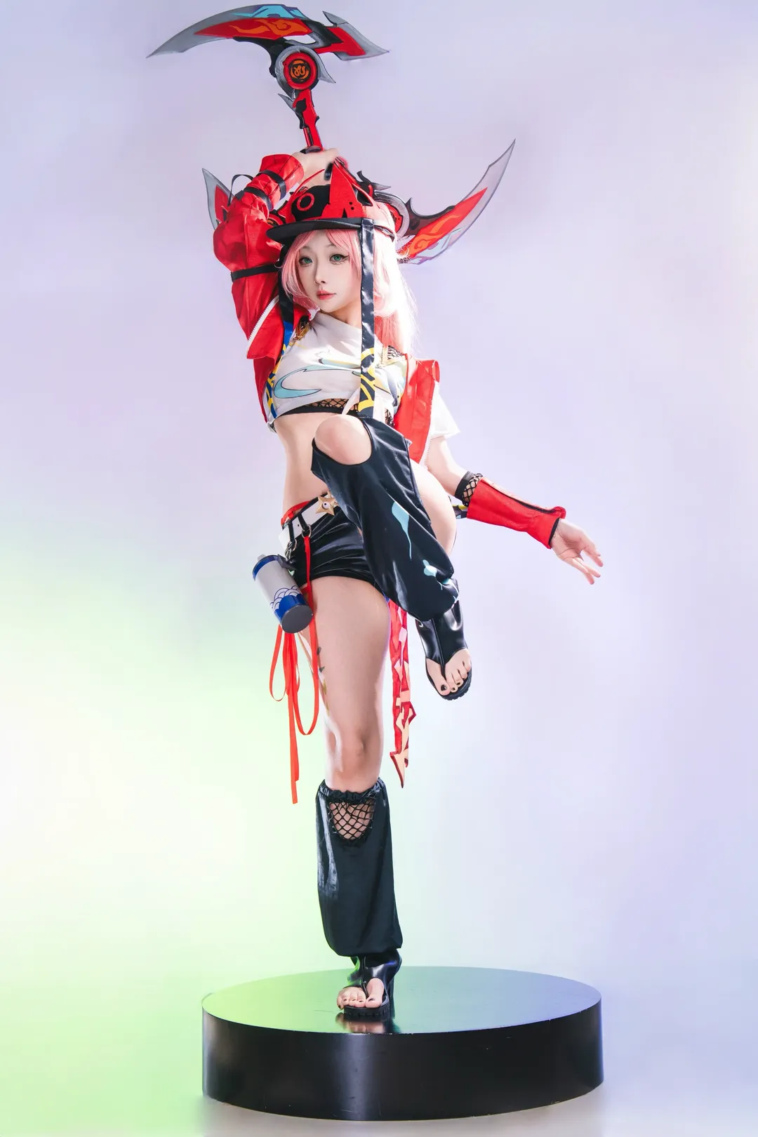 崩坏星穹铁道, cosplay穿搭, 乱破cos, 渔网袜cos, 大武器 - 第4张