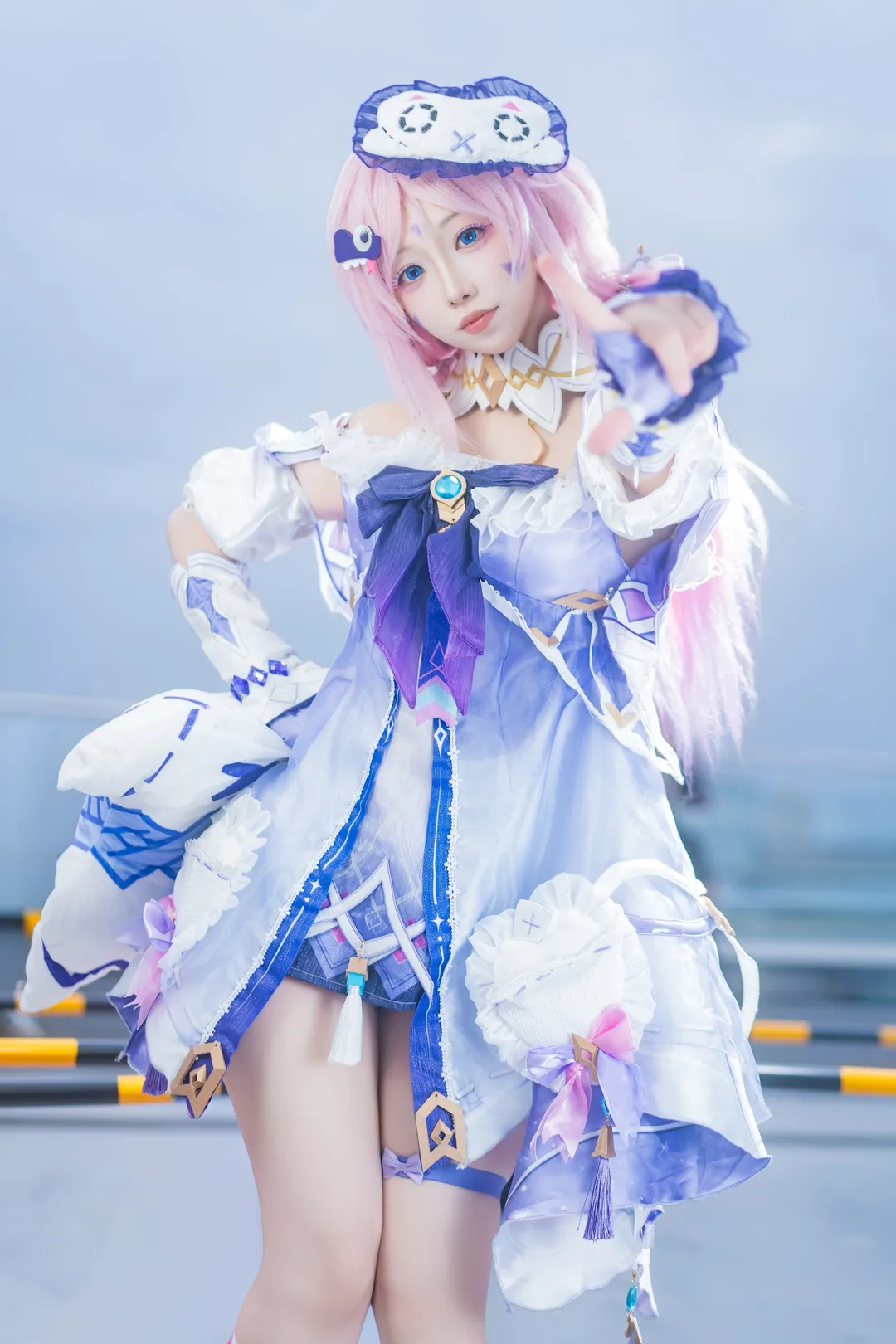 原神, シトラリ コスプレ, 屋外撮影, ピンク髪コスプレ, コミックマーケット108 - 2枚目