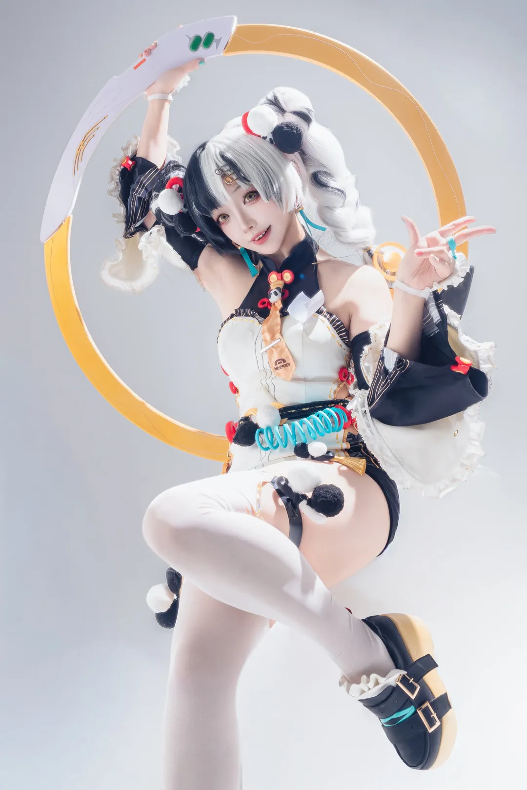 绝区零, 白棚拍摄, cosplay, 白丝, 琉音cos - 第3张