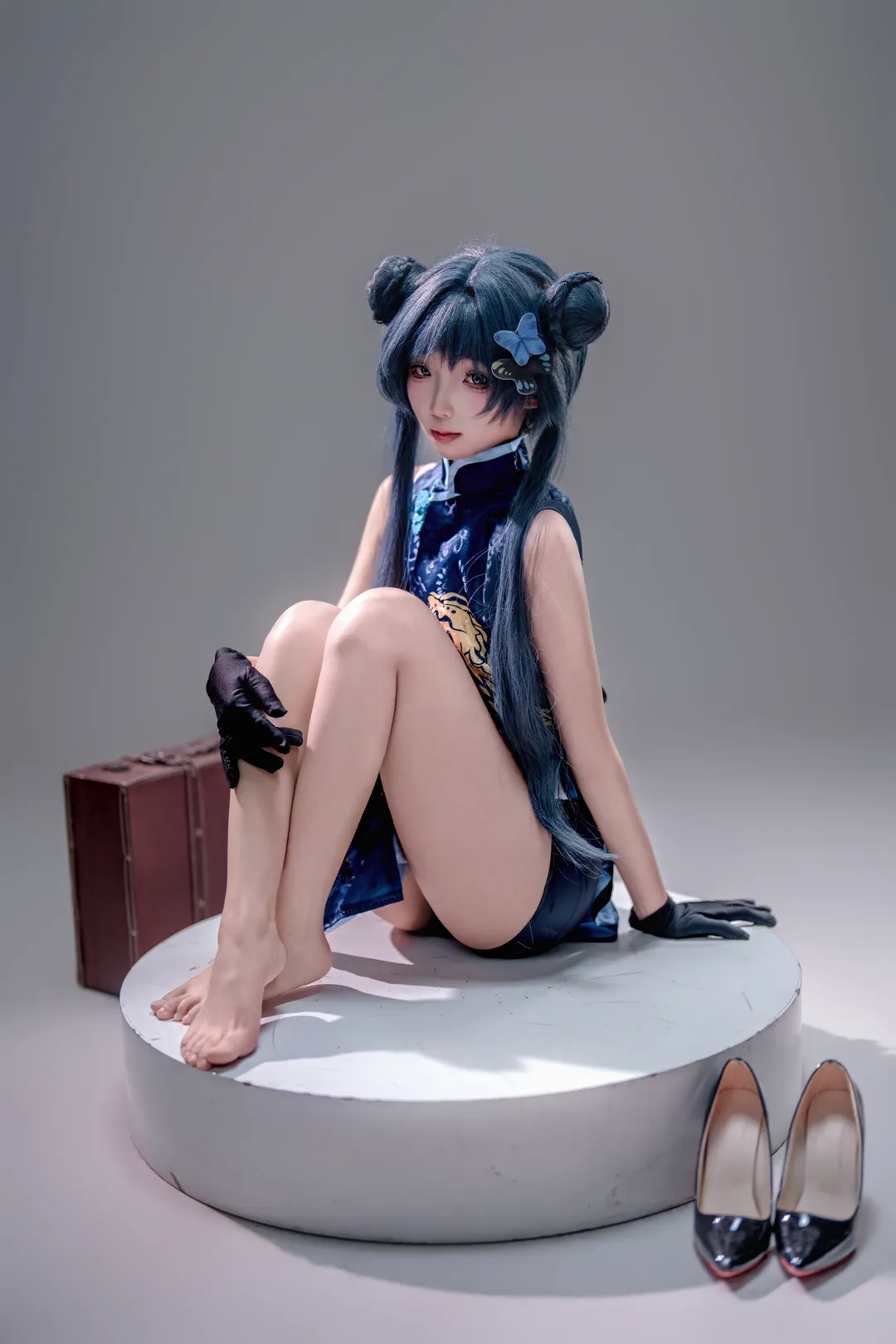 cosplay, 碧蓝航线, 妃咲cos, 旗袍, 玄龙门 - 第1张