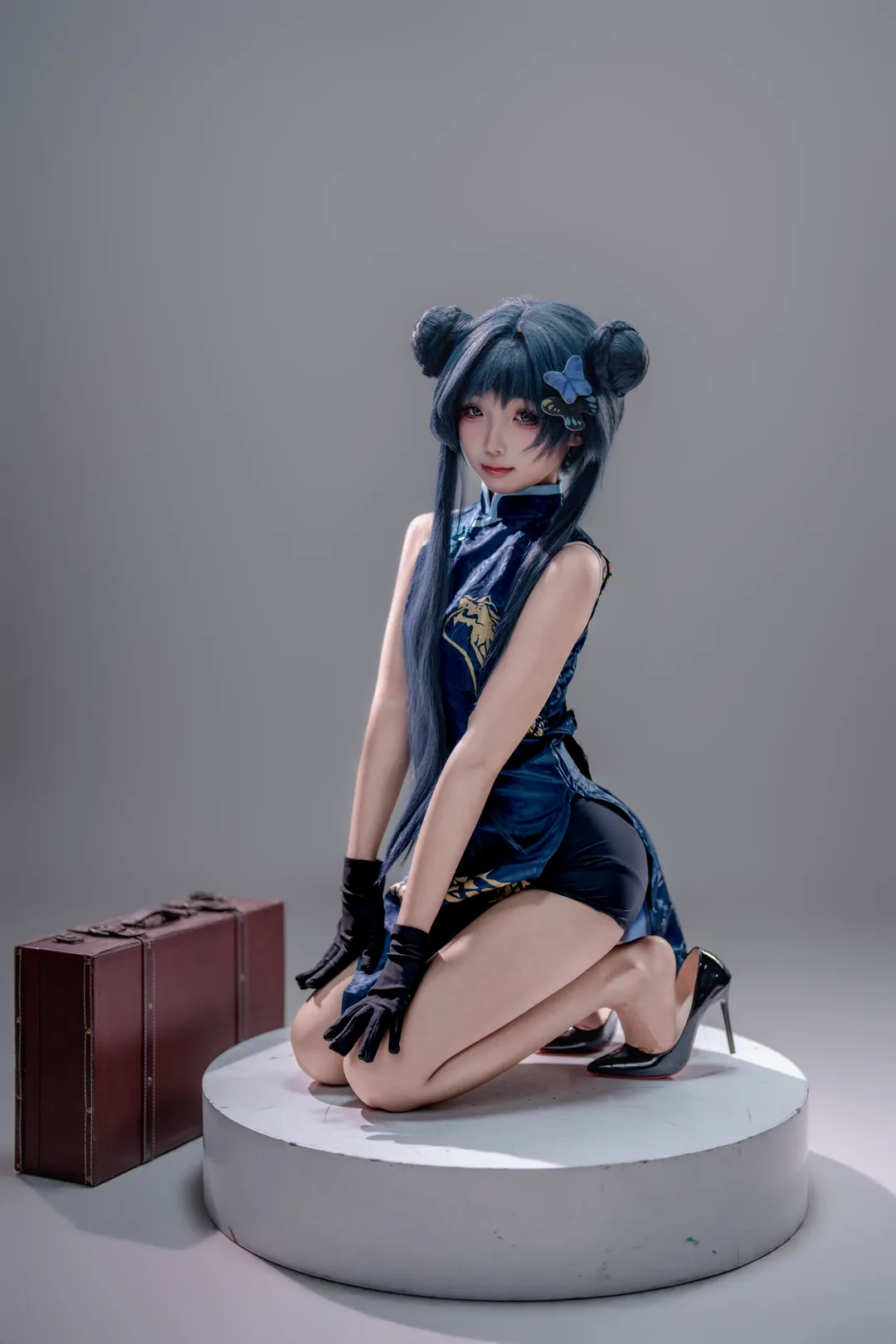 cosplay, 碧蓝航线, 妃咲cos, 旗袍, 玄龙门