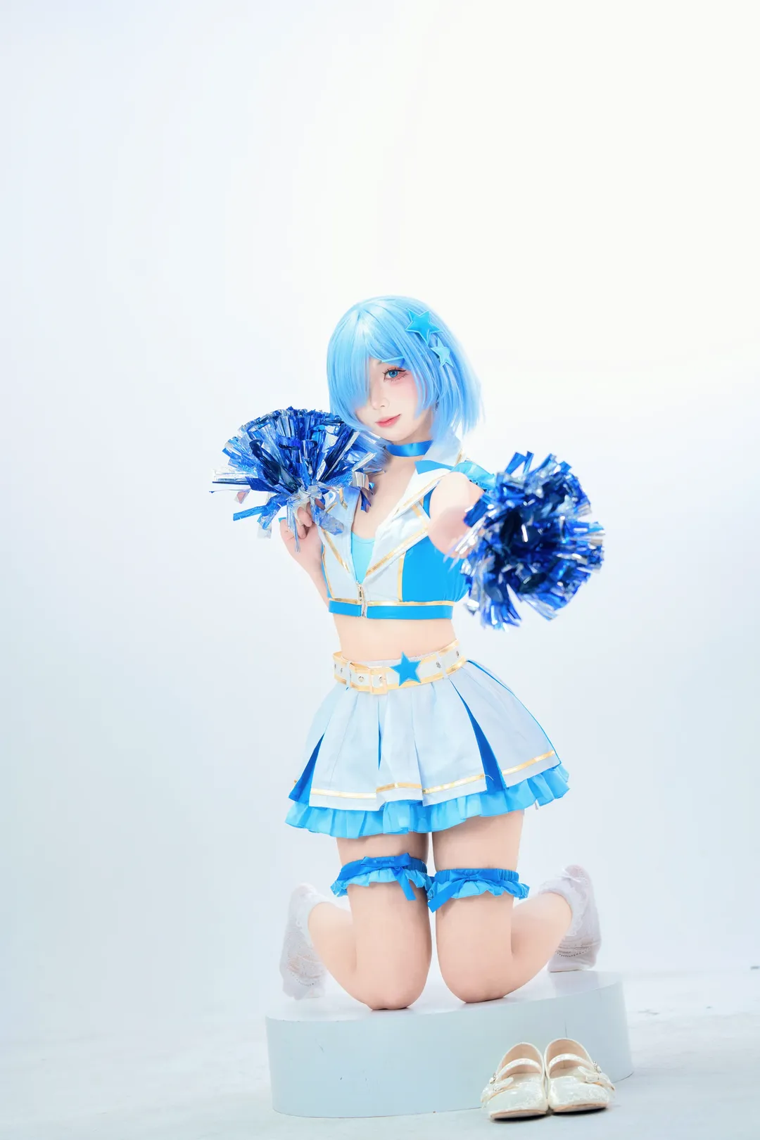 cosplay, 从零开始的异世界生活, 蕾姆cos, 白丝, 萌妹子 - 第2张