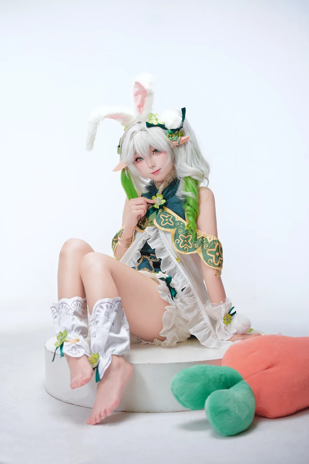 原神, cosplay, 納西妲cos, 兔耳, 萌妹子