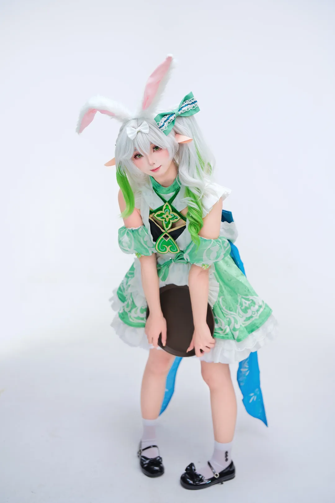 二次元, 原神, cosplay, 納西妲cos, 白絲