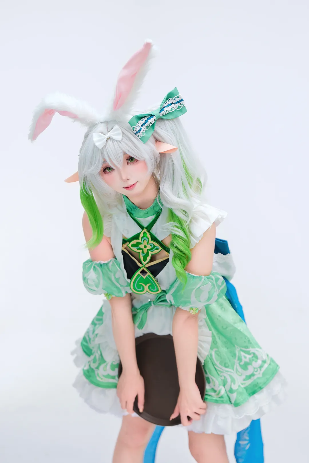 二次元, 原神, cosplay, 纳西妲cos, 白丝 - 第2张