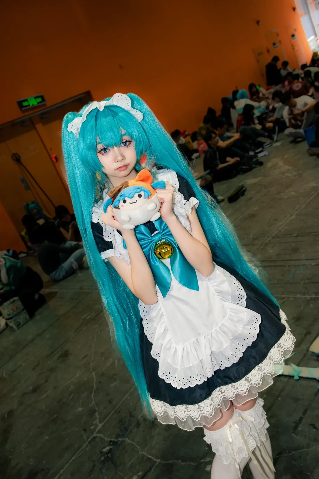 cosplay, 漫展返图, 女仆装, 白丝, 中川籽 - 第1张