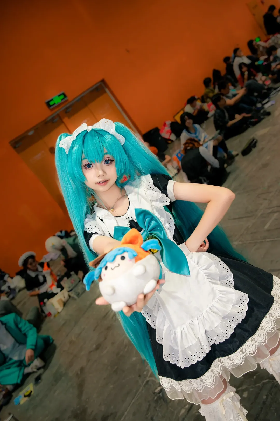 cosplay, 漫展返图, 女仆装, 白丝, 中川籽 - 第2张