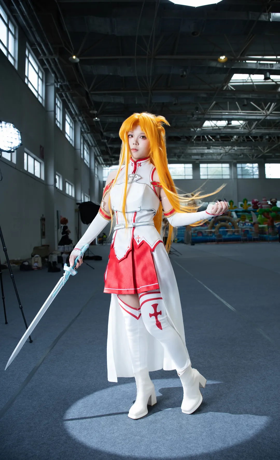 漫展返图, 亚丝娜cos, 刀剑神域, 白丝, 佛山comicworld