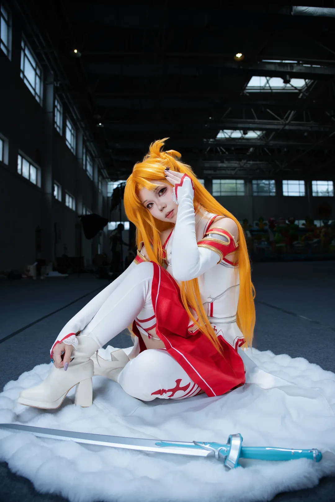 漫展返图, 亚丝娜cos, 刀剑神域, 白丝, 佛山comicworld - 第3张