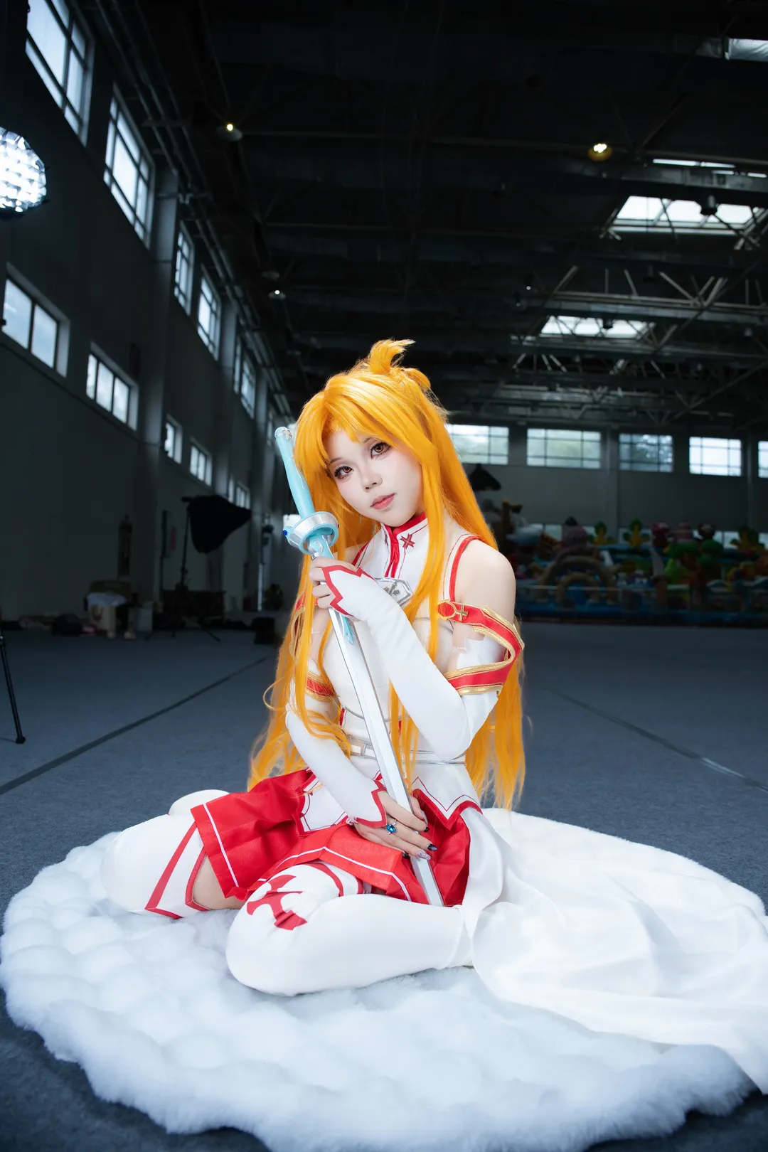 漫展返图, 亚丝娜cos, 刀剑神域, 白丝, 佛山comicworld - 第4张