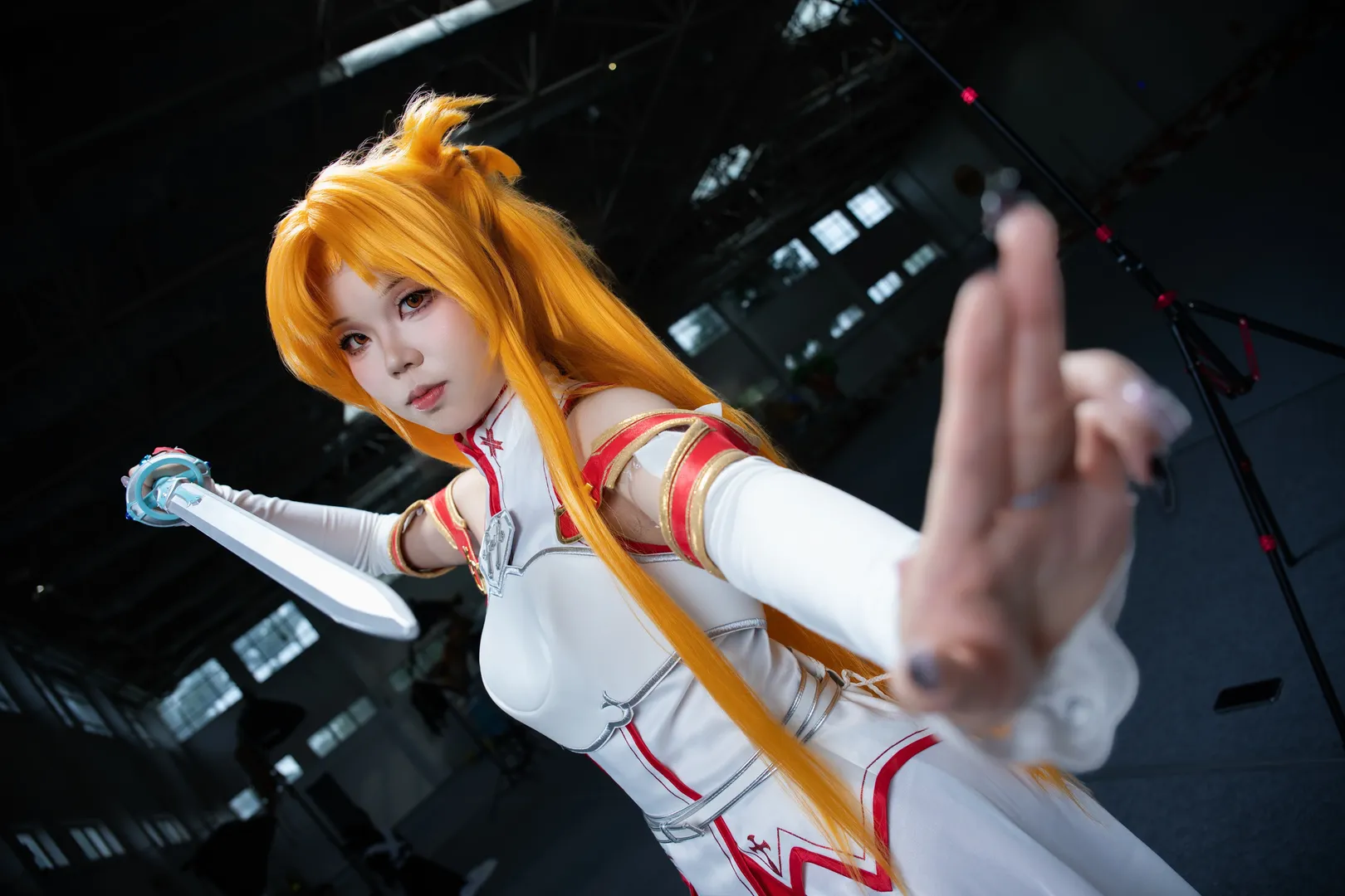 漫展返图, 亚丝娜cos, 刀剑神域, 白丝, 佛山comicworld - 第5张