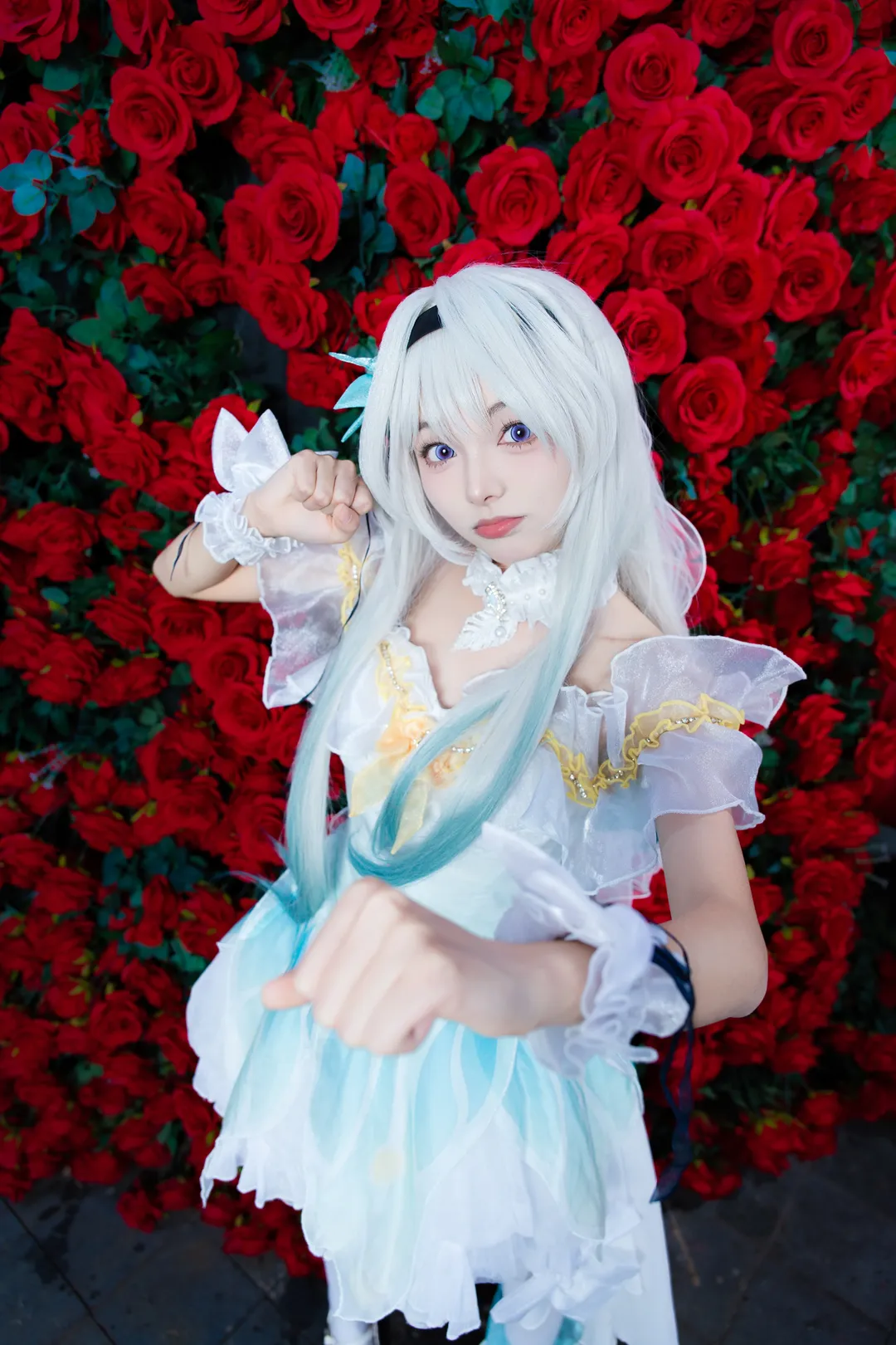 崩壞星穹鐵道, 流螢cos, 花嫁cos, 白絲, cosplay正片 - 第2張