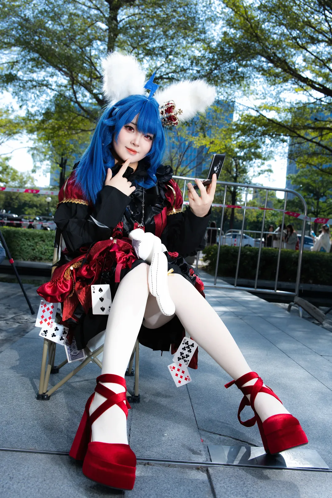 场照, 萤火虫漫展, 白丝, 22娘cos, 2233娘 - 第6张
