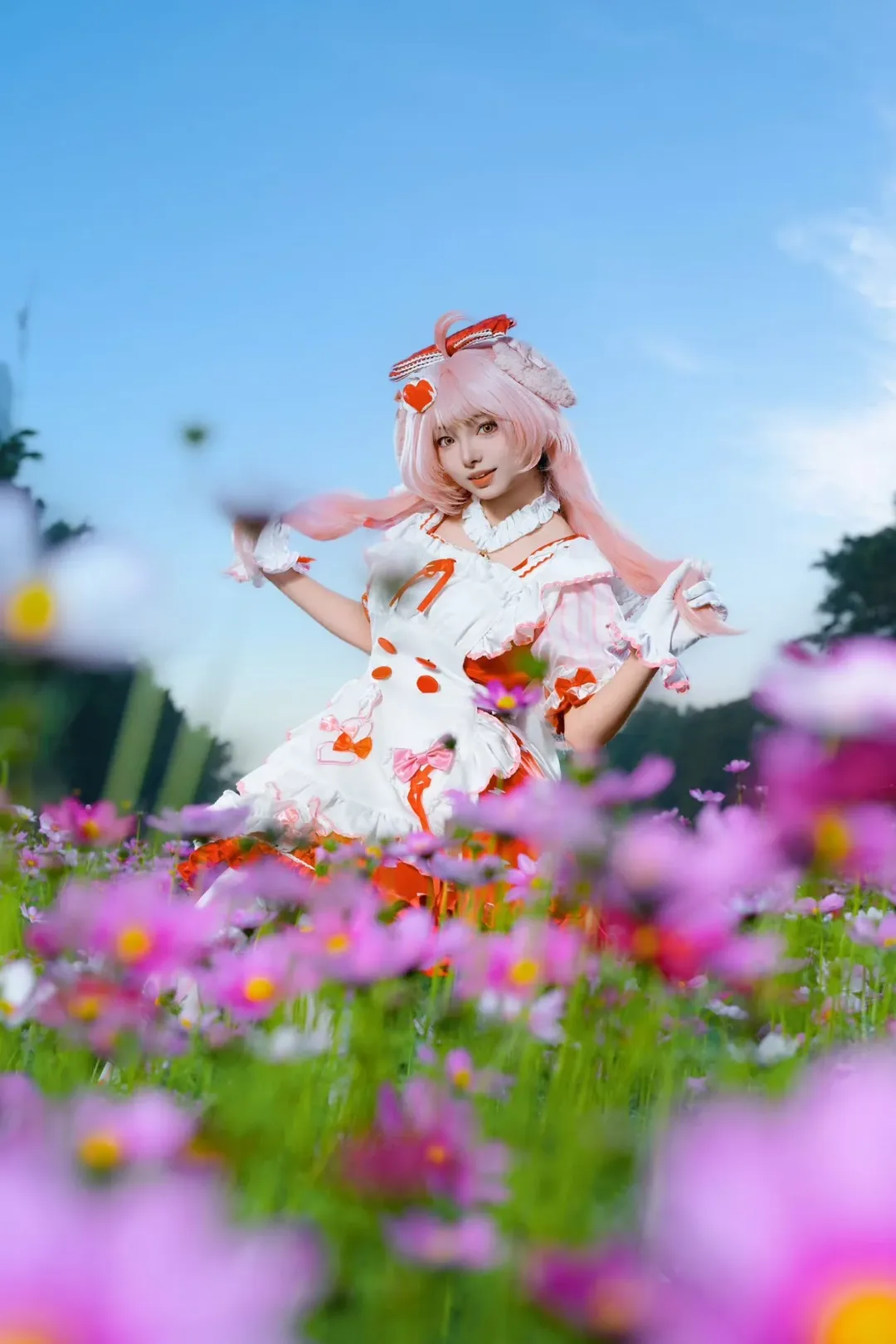 cosplay, 明日方舟, 澄闪cos, 澄闪三丽鸥, 白丝条纹 - 第8张